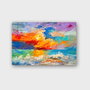 Wallity Cuadro decorativo de vidrio templado Multicolor 70 x 100 cm